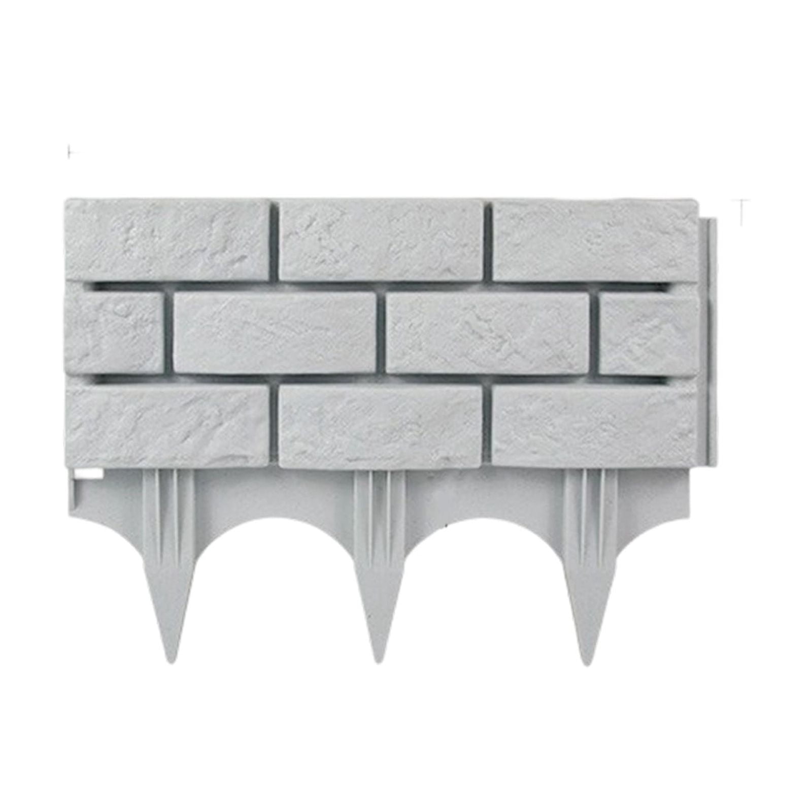 Plastic Garden Fence Panel, Modular Connectable Picket Fencing for Villa Courtyard & Vegetable Garden, Landscaping Border Edging, 17.32" x 12.6", AKLJWH