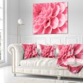thumbnail image 2 of Designart Pink Abstract Flower Petals - Floral Throw Pillow - 18x18, 2 of 4