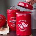 thumbnail image 4 of Coffee Container Food Safe Moisture-proof Wrought Iron Strong Sealing Sugar Canister For Kitchen - Jxlgv, 4 of 5