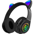 thumbnail image 2 of Audifonos Gamer Bluetooth Necnon Nbh-07 Oreja Gato negro Unitalla NECNON NBH-07, 2 of 5