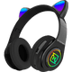 thumbnail image 2 of Audifonos Gamer Bluetooth Necnon Nbh-07 Oreja Gato negro Unitalla NECNON NBH-07, 2 of 5