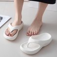 thumbnail image 2 of Pillow Slides Flip Flops for Women Plantar Fasciitis, Pillow Arch Support Flip Flops, Non-slip Orthopedic Platform Slippers, 2 of 7