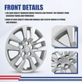 thumbnail image 5 of 16" Set of 4 Hubcaps Wheel Rims Cover Fit for 2013-2018 Nissan Altima Sedan Compatible with Steel Wheels Snap on Installation(16-inch,Lacquer), 5 of 11