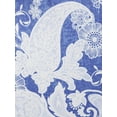 thumbnail image 4 of Rosegal Plus Size O Ring Floral Print 2 in 1 T-shirt Blue 3X, 4 of 4