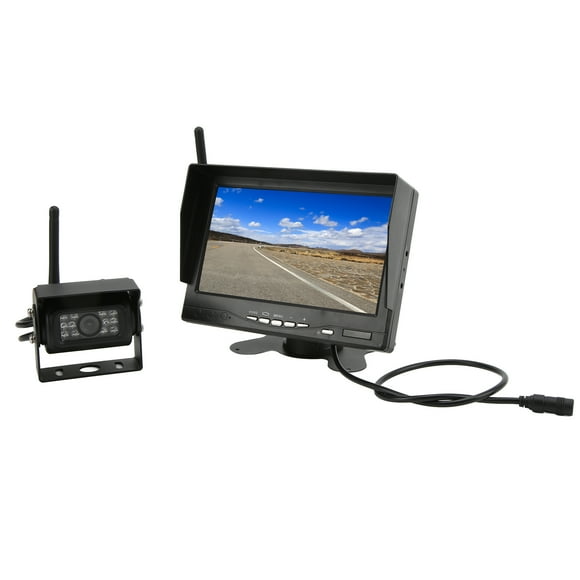 Wireless Car Reversing Camera, Single Camera 7in Display 120° Wide Angle HD 720P Wireless Backup Camera Kit For Truck For Camping Car