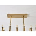 thumbnail image 3 of Bethel International Chandelier in Antique Brass Color, 3 of 6
