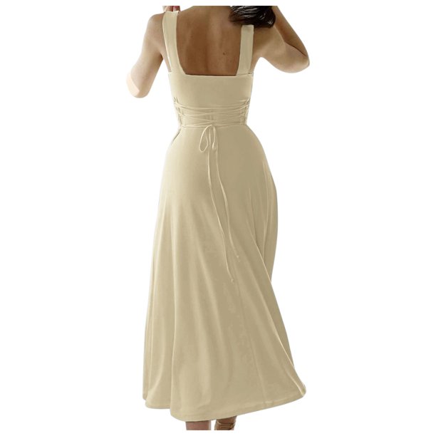 chinese dress ladies HN Black Plus Size V-Neck Maxi Dress Spaghetti Straps Ruched A-Line Dr   Hanna Nikole