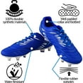 thumbnail image 4 of Vizari Men's Valencia SG Soft Ground Soccer Shoes/Cleats for Soft or Wet Playing Surfaces and Fields - Blue White, 4 of 4