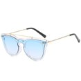 thumbnail image 3 of Unisex Square Classic Cat Eye Sunglasses Cateye Sunglasses Y1049, 3 of 5