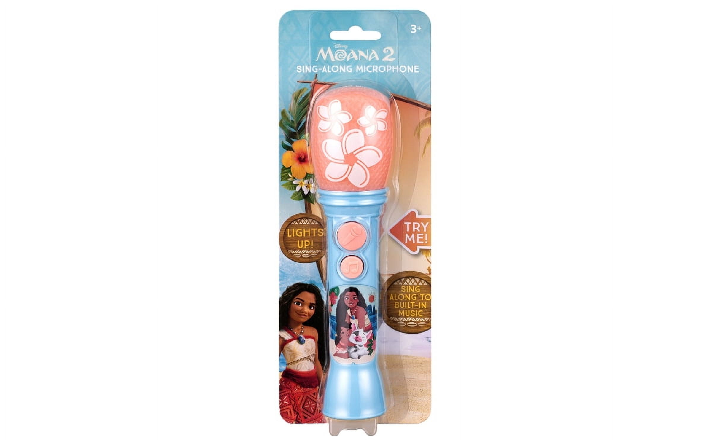 Disney, Princess Moana Microphone Toy Musical Instrument, Children Ages 3+