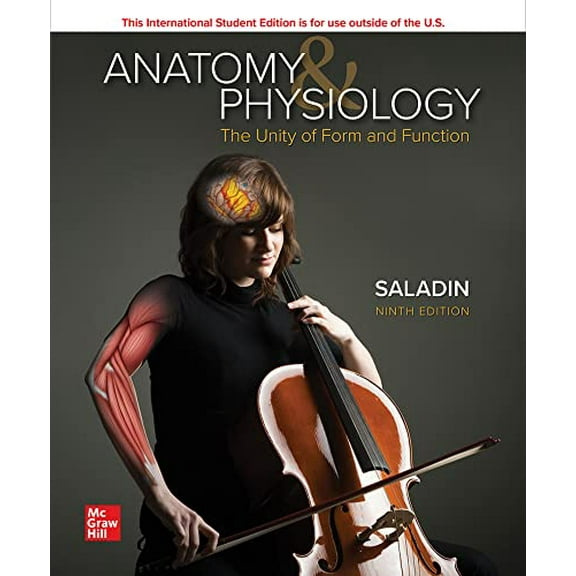 Pre-Owned Saladin, K: ISE Anatomy & Physiology: The Unity of Form and, 9781260256000, 1260256006, Paperback, 9 edition