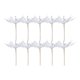 thumbnail image 2 of 10pcs Powdered Mesh Christmas Flowers Christmas Decoration Home Living Room Layout Party Event Props Simulation Flowers, 2 of 6