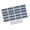 Grey, variant on Misright 20Pcs Plastic Garden Retaining Fence Stone Look Border Panels Garden Edging