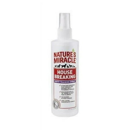 2Pc Nature's Miracle Dog Housebreak Training Spray 8 oz