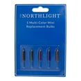 thumbnail image 2 of Northlight Pack of 5 Multi-Color Mini Christmas Replacement Bulbs, 6 Volts, 2 of 3