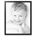 thumbnail image 2 of ArtToFrames 29" x 37" Black Engraved Edges Picture Frame, 29x37 inch Black Wood Poster Frame (WOM-4055), 2 of 8
