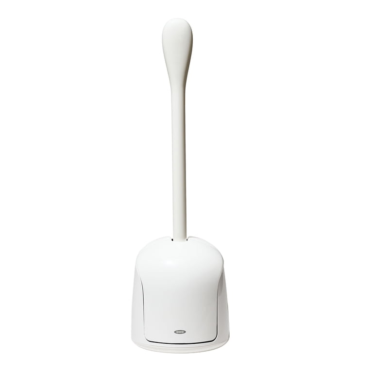 Compact Toilet Bowl Brush with Canister Holder photo 1