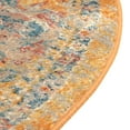 thumbnail image 6 of Rugs.com Lola Collection Rug – 7 Ft Round Yellow Medium Rug Perfect For Kitchens, Dining Rooms, 6 of 9