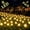 Warm White-8LED, variant on Qillnyy Solar Firefly Stake Lights, 2 Pack 10 LED Swaying Waterproof Outdoor Garden Yard Path Patio Decor, Multicolor