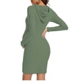 thumbnail image 4 of Combinaison de Maternité à Capuche, Robe à Manches Longues avec Cordon de Serrage, Mélange de Coton Doux, Tenue de Grossesse Confortable, pour Usage Quotidien, Coiffure Facile, Mode Éthique, Matériau Extensible, Tenue Polyvalente, Famille, 4 of 9