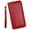 Red, variant on Women’s Printed Zip Around Wallet Phone Clutch Purse Card Holder Organizer