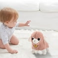 thumbnail image 5 of CSSAD Electric Plush Lamb Toys, 7 Inches Power Operated Lint Lamb Toys, Hoot and Walk Simulated Wool Lint Children Toy, Children's Electronic Pet, Parent and Child Interactive Toy, Pink, 5 of 6