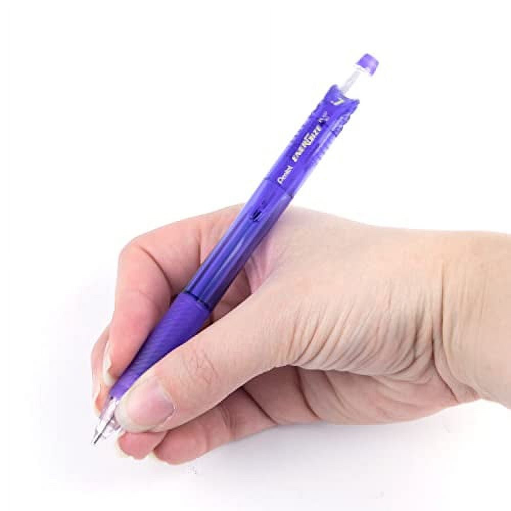 Pentel EnerGize X Mechanical Pencil 0 7mm Violet Barrel Box of 12 PL107V
