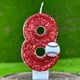 thumbnail image 4 of Vela de Cumpleaños de Béisbol, Adorno para Tarta con Número 9 y Purpurina Roja, Temática de Béisbol con Lentejuelas, Combustión Segura y Duradera, Ideal para Cumpleaños, Aniversarios y Fiestas, En Ca, 4 of 4