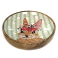 thumbnail image 2 of Tabletop Rabbit Bowl. Bunny Easter Spring In0281 Green, 2 of 3