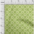 thumbnail image 2 of oneOone Cotton Jersey Light Green Fabric Asian Floral With Stripes Sewing Craft Projects Fabric Prints By Yard 58 Inch Wide, 2 of 4