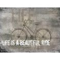 thumbnail image 3 of Rae, Marla 14x12 Black Modern Framed Museum Art Print Titled - Life is a Beautiful Ride, 3 of 5