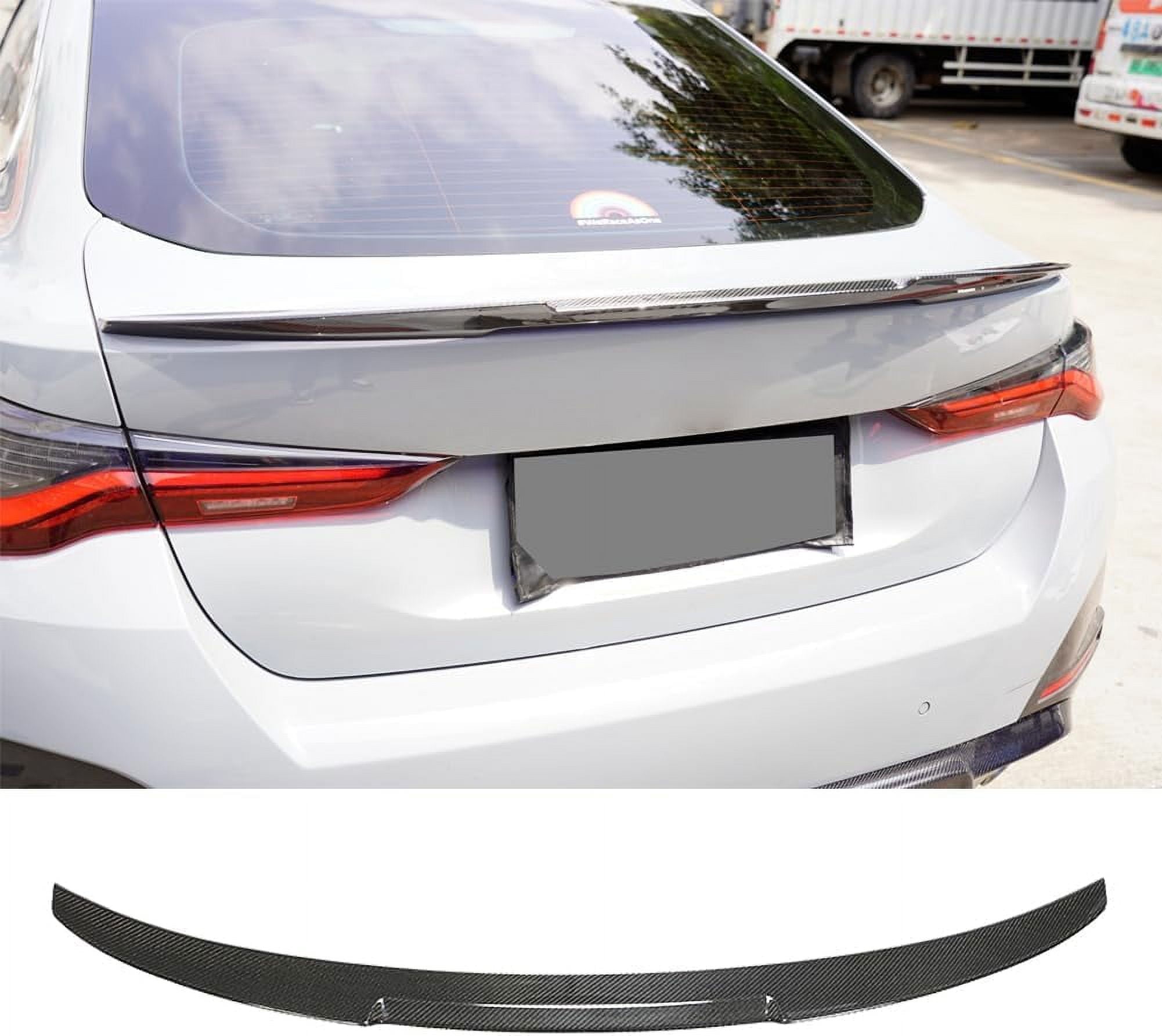 Aazon.co: Real Carbon Fiber Trunk Spoiler for Audi A4 B8.5 Base Sedan