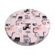 thumbnail image 1 of Balery Cat Fundas de asiento para taburete de bar redondo de tela de terciopelo ajustables que protegen de arañazos y manchas para sillas de 14 a 17 pulgadas.-14 inch, 1 of 7