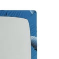 thumbnail image 2 of Ambesonne Zeppelin Fitted Sheet, Sky Aviation Flight, Twin XL Size, Pale Blue, 2 of 2