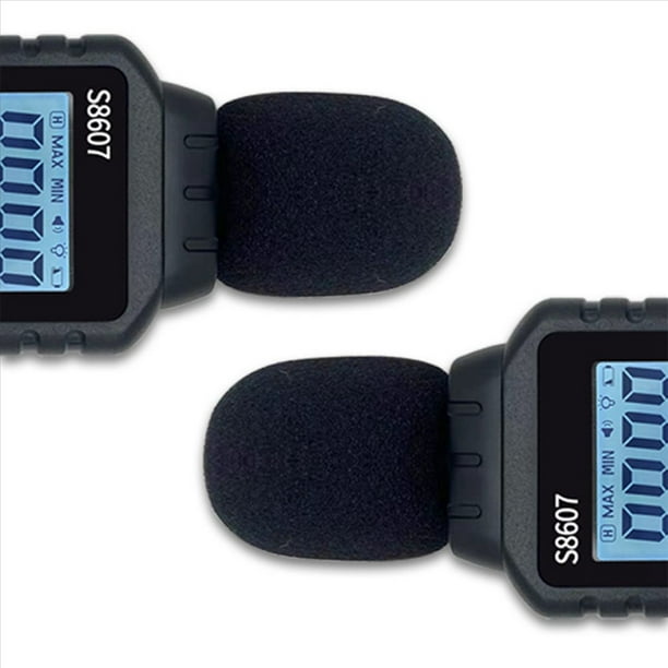 2X Medidor de de Sonido Digital MedicióN de Ruido 30-130DB Detector de Decibelios DB Probador de Audio Herramienta de DiagnóStico Metro