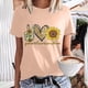 thumbnail image 2 of Camisetas con estampado de cofre de cuello redondo para mujer Camisetas estampadas Camiseta de manga corta Blusa Tops Fridja bn2487, 2 of 6