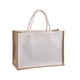 thumbnail image 1 of Naiovety Bolso de compras fuerte de la capacidad de carga en bolsos del regalo del totalizador de los bolsos de compras del yute Almacenamiento y organización del hogar XL (17*37*27), 1 of 6