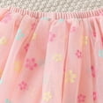 thumbnail image 4 of Girls Capri Leggings Toddler Leggings Flowers Prints 2 Culottes Spring Shaggy Yarn Skirt Pants Pants Girls Pink 7 Years-8 Years, 4 of 5