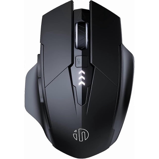 Wireless Mouse,Rechargeable Mouse Wireless 2.4G USB(Battery Level Visible) Ergonomic Computer Mouse,3 Levels DPI,Silent Wireless Mice for Laptop PC Co