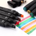 thumbnail image 4 of Juego de Rotuladores ANGGREK 80 Colores con Pincel de Doble Punta, 4 of 8