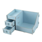 Wooden Drawer Type Cosmetic Storage Box Containing Rack Makeup Organizer