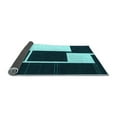 thumbnail image 2 of Ahgly Company Indoor Rectangle Abstract Light Blue Contemporary Area Rugs, 7' x 10', 2 of 4