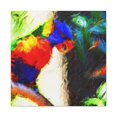 thumbnail image 2 of Rainbow Lorikeet Brilliance - Canvas, 2 of 25