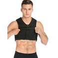 thumbnail image 1 of KingShop Men Slimming Neoprene Vest Waist Trainer Vest Neoprene Corset Body Shaper Zipper Sauna Sweat Tank Top Workout Shirt for Weight Loss, 1 of 7