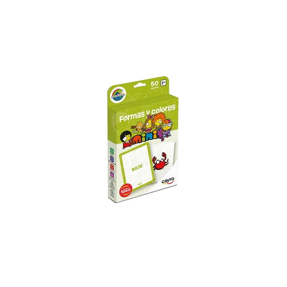 Formas y Colores Cayro The Games 768C Multicolor Incluye 50 Tarjetas