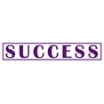 thumbnail image 1 of Printtoo Success Self Inking Rubber Stamp Pre-Inked Office Stamp- Home Office Business Stationery, Purple- 42 x 9 mm, 1 of 7