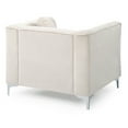 thumbnail image 6 of Glory Furniture Delray Velvet Chair in Ivory, 6 of 6
