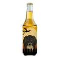 thumbnail image 2 of Carolines Treasures Halloween Longhair Black and Tan Dachshund Ultra Beverage Insulators for slim cans Slim Can, 2 of 3