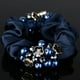 thumbnail image 4 of 4 Pack Hair Scrunchies with Pearls,Fashion Elastic Hair Scrunchies Set(Random Color), 4 of 5