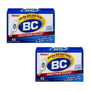 BC Pain Relief Powders, 50 Each (Pack of 2)